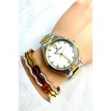 Daniel Klein Premium Kadın Kol Saati - Bileklik Hediyeli DKL-M-000015 - Altın - Beyaz