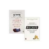 Daniel Lieberman 2 Books Collection Set (The Story of the Human Body, Exercised The Science of Physical Activity Rest and Health)
