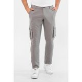 Daniel Voi Erkek Kargo Cepli Gri Slim Fit Günlük Rahat Pantolon - 42