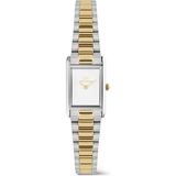 Daniel Wellington Bound Mini 3-Link White Two Tone G DW00600932 Kol Saati - Gümüş