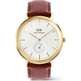 Daniel Wellington Classic 40 Multi-Eye St Mawes Off-White Sunray G DW00600869 Kol Saati - Kahverengi