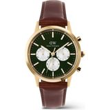 Daniel Wellington Iconic 42 Chronograph St Mawes Emerald Panda G DW00600876 Kol Saati - Yeşil