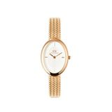 Daniel Wellington Juliette Braided Mesh White Sunray Rg Dw00600883 Rose Gold Çelik Kadın Kol Saati - Pembe Altın