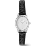 Daniel Wellington Ophelia Mini Black Lizard White Guilloché S DW00600887 Kol Saati - Beyaz