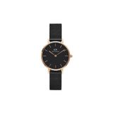 Daniel Wellington Petite Ashfield 28mm Rose Gold (Siyah Kadran) - Kadın Kol Saati