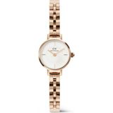 Daniel Wellington Petite Mini 19 Arch 3-Link White Rg DW00600854 Kol Saati - Beyaz - Rose Gold
