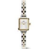 Daniel Wellington Quadro Mini 3-Link Two Tone G DW00600925 Kol Saati - Gümüş