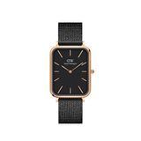 Daniel Wellington Quadro Pressed Ashfield Çelik Kadın Kol Saati Dw00600467 - Siyah