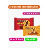 Dankek Magma Karma Paket Çikolatalı 65 Gr X8 Adet + Karamel 65 Gr X 8 Adet (Sepet Gıda)