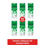 Danone Laktozsuz Süt 6X1 L