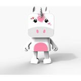 Dans Eden Hayvanlar Bluetooth Hoparlör - Unicorn - Beyaz