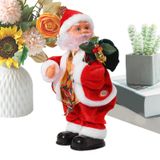 Dans Eden Noel Baba - Elektrikli Yılbaşı Figürü - Kalça Sallayan Ve Şarkı Söyleyen Noel Baba - Çocuklar Yetişkinler Ev Dekorasyonu Çocuk Odası Yurt Daire Doğum Günü Partisi Oturma Odası İçin