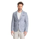 Dante Erkek Lacivert Keten Karışımlı Slim Fit Yaz Spor Blazer Ceket Lacivert 52
