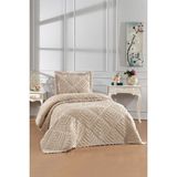 Danteel Home Valencia 2 Parça Tek Kişilik Pike Takımı Bej