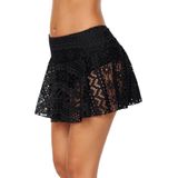Dantel Etekli Bikini Altı SİYAH 42