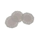 Dantel Kağıt Pasta Altlığı 12 cm 500 Adet - Siyah - Plastik