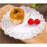 Dantel Pasta Altlığı 100LÜ 30 cm Yuvarlak Tabak Pasta Muffin Kek Kurabiye Sunum Altlığı Sunum