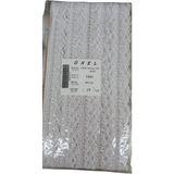 Dantel Polyester Sanal Tül Bant Beyaz 15 Metre En 6 cm ON-1661-B