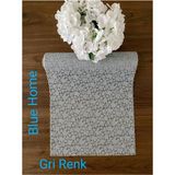 Dantel Pvc Buz Dolabı Ayakkabılık Raf Dolap Çekmece Örtü / Eni : 50 cm x 5 mt Renk Gri GÜL05 - Ahşap Rengi