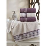 Dantela 50X90 Pamuklu Jakarlı Havlu (4'lü) - Kod 8920 - 50 x 90 cm - Renkli