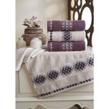 Dantela 50X90 Pamuklu Jakarlı Havlu (4'lü) - Kod 8930 - 50 x 90 cm - Renkli