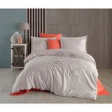 Dantela Blesk Bej Nakışlı Nevresim Takımı - 200 x 220 cm