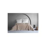 Dantela Camino %100 Pamuk 4 Katlı Müslin Yatak Örtüsü & Pike 220x240 Cm Bej