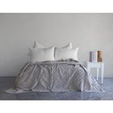 Dantela Carro %100 Pamuk Waffle Çift Kişilik Yatak Örtüsü & Pike 240x260 Cm Gri - 240 x 260 cm - Açık Gri
