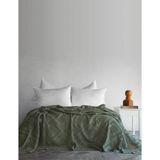 Dantela Carro %100 Pamuk Waffle Çift Kişilik Yatak Örtüsü & Pike 240x260 Cm Haki - 240 x 260 cm