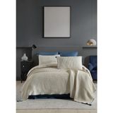 Dantela Çift Kişilik Püsküllü Yatak Örtüsü Seti Indigo - Drina - 240 x 260 cm - İndigo