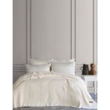Dantela Denzy %100 Pamuk Waffle Yatak Örtüsü & Pike 240X260 cm Krem - 240 x 260 cm