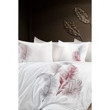 Dantela Pamuk Saten Çift Kişilik Nevresim Takımı - Iz Krem - 200 x 220 cm