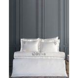 Dantela Veria Nakışlı & El Işi Pamuk Saten Nevresim Takımı - Mint - 200 x 220 cm