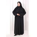 Dantelli Namaz Feracesi 6093 Siyah