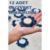 Dantelux 12 Adet Kalpli Kına Mumu - Lacivert