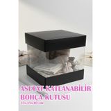 Dantelux Asetat Çeyiz Kutusu (Şeffaf - Katlanabilir - Pratik Kurulum) - Büyük Boy - Sİyah