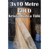 Dantelux Çok Amaçlı Kristal Tül (Bohça Tülü) 3x10 Metre - Gold Gold