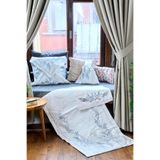 Dantelux Lale Devri Kadife Bohça & Seccade Takımı (4 Parça) Krem 75 x 130