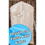 Dantelux Şantuk Fionklu Çeyizlik Elbise Kılıfı (Gamboç) Kahve - 145x60 cm