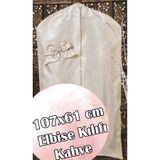 Dantelux Şantuk Fionklu Çeyizlik Elbise Kılıfı (Gamboç) Kahve - 95x60 cm
