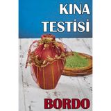 Dantelux Süslü Kına Testisi (22x13 cm) - Bordo Bordo