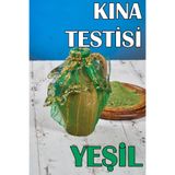 Dantelux Süslü Kına Testisi (22x13 cm) - Yeşil Yeşil