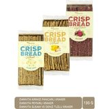 Danvita Kırmızı Pancarlı Kraker 130 G + Danvita Peynirli Kraker 130G + Danvita Susamlı ve Deniz Tuzlu Kraker 130 G - 130 gr