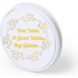 Daphne Dijital 10 Adet Yılbaşı-Yeni Yıl Hediyelik Cep Aynası - Uv Baskılı Özel Gün, Doğum Günü Hediyesi - Ambalajlı - Renkli