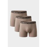 DAPHNE SPORT 3'lü Kutu Premium Erkek Boxer%95 Pamuk Esnek Likralı Konforlu Terletmeyen İç Giyim (bej, MEDIUM)