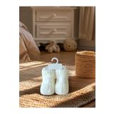 DAPWEAR'S KIDS Özel Üretim Ponpon'lu Triko Bebek (Yenidoğan) Patik