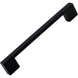 Dar Köprü Kulp 128 Mm Mat Siyah Metal Mobilya Mutfak Çekmece Dolap Dolabı Kapak Kulbu Kulpu 12.8 Cm
