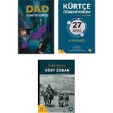 Dara Yayınları Selahattin Demirtaş - Dad 9786057197948 Kürtçe Öğreniyorum Kitabı - Kürt Çoban romanı seti