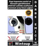 #Darbeemici Silikon Ses Kesici Koruyucu Oto Kapı Bagaj Tampon Araba Kapısı Darbe Emici Pad Set 10'Lu