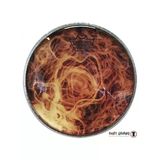 Darbuka Derisi - 9 İnç Skyndeep Cleartone, Sarı Duman Desenli